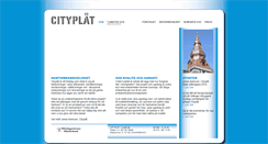 Desktop Screenshot of cityplat.valkommen.se